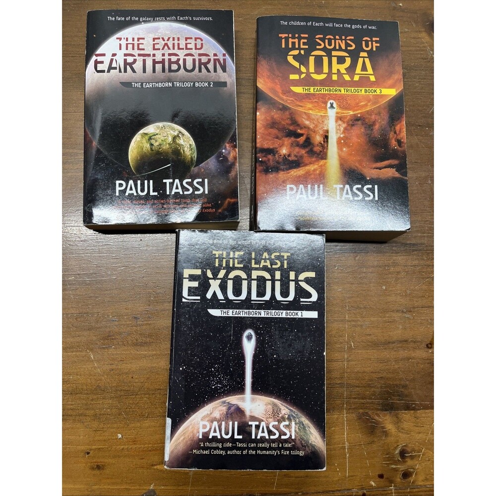 The Earthborn Trilogy The Exiled Earthborn, The Sons Of Sora, The Last Exodus
